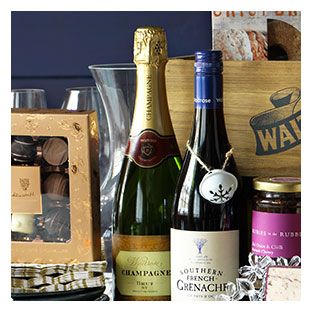 A Christmas hamper from Waitrose