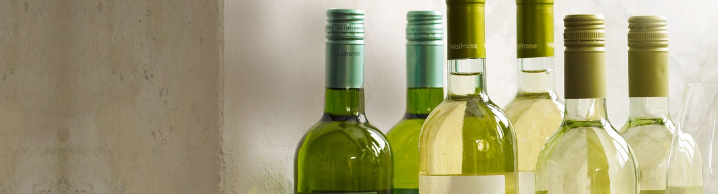Bottles of Waitrose Wine