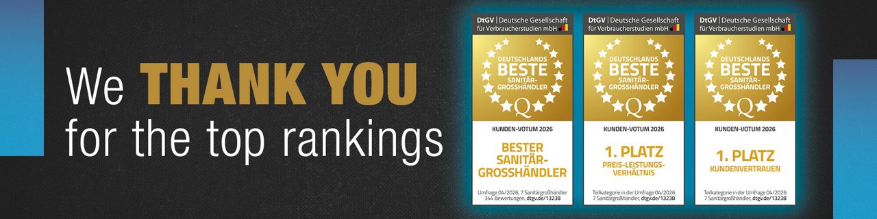 We say thank you for the top rankings