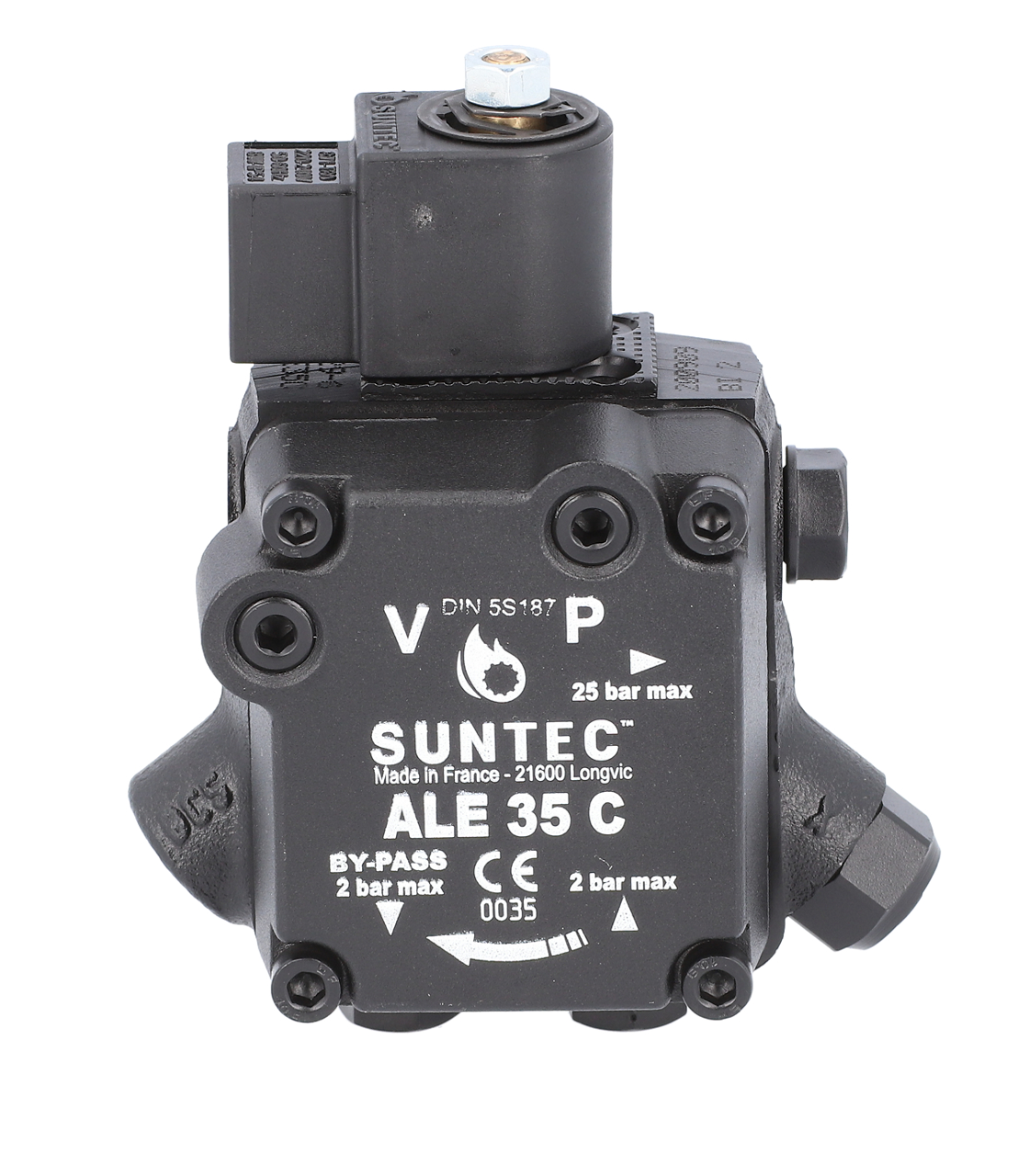 Suntec Ölpumpe AL 35 C 9540 – Brennerpumpe Für Ölheizungen Wie Buderus, Weishaupt WL 5/10