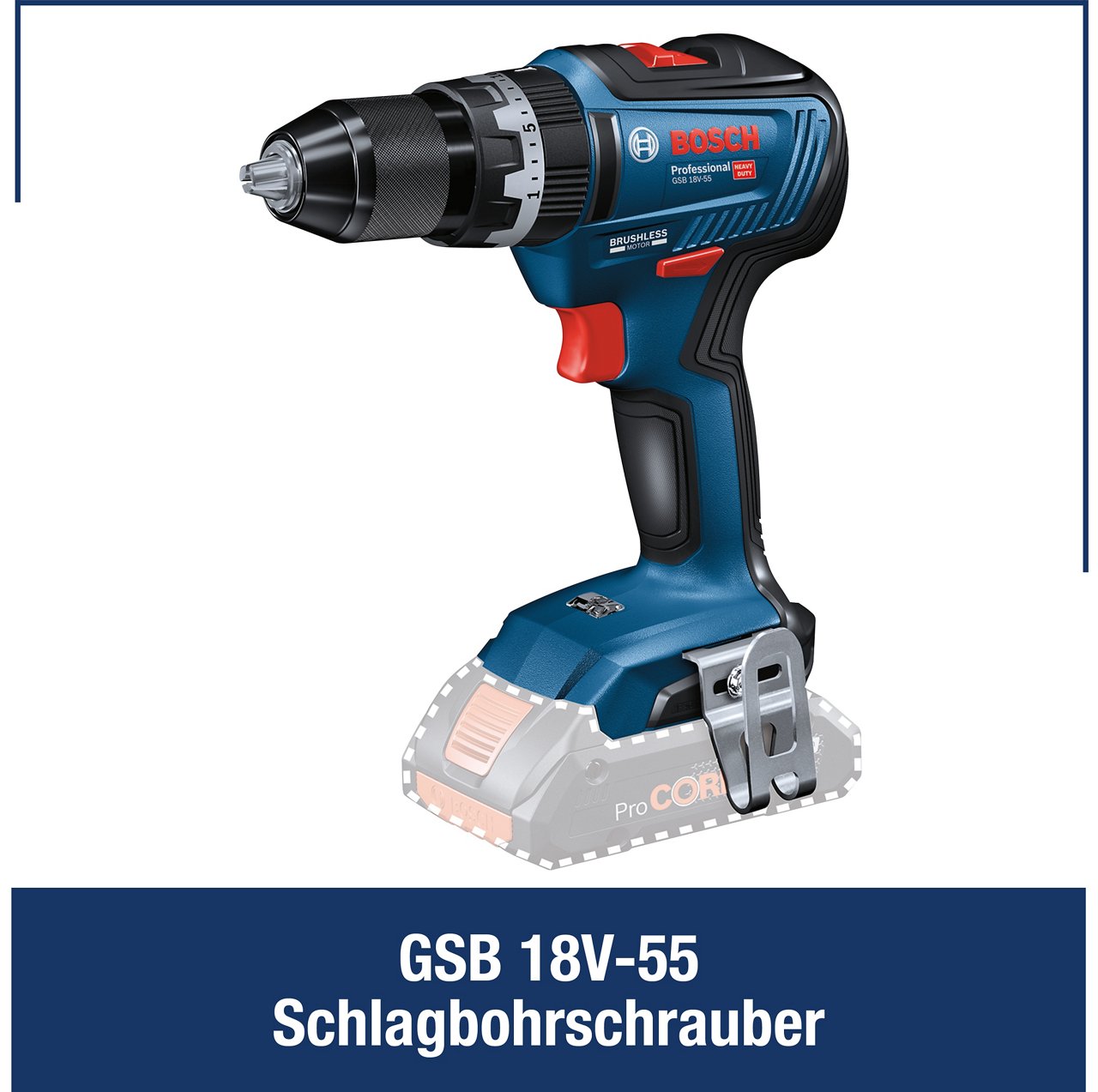 GSB 18V-55 Perceuse combinée