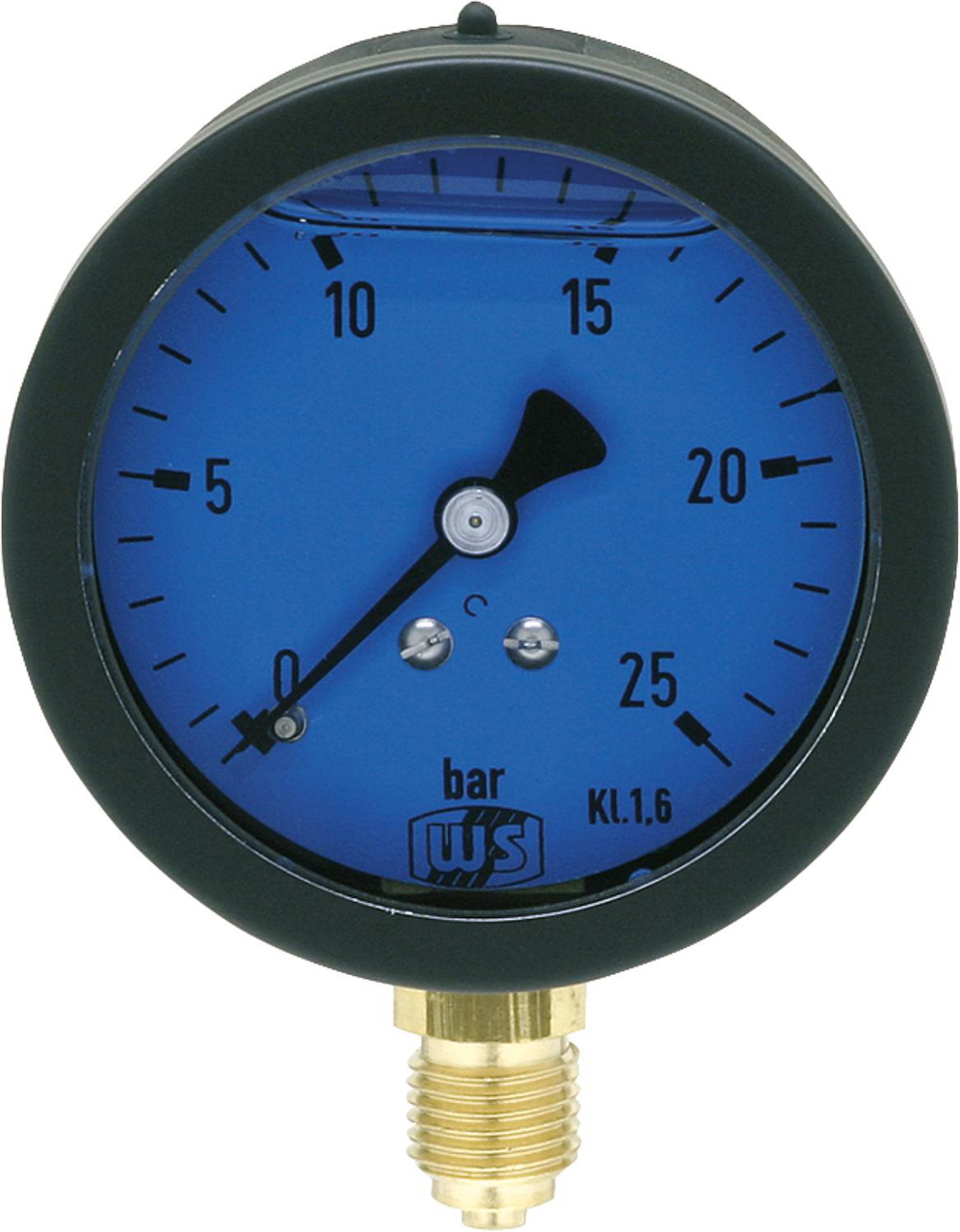 Manometer 3/8" Anschluß Unten 0-4 Bar | AT