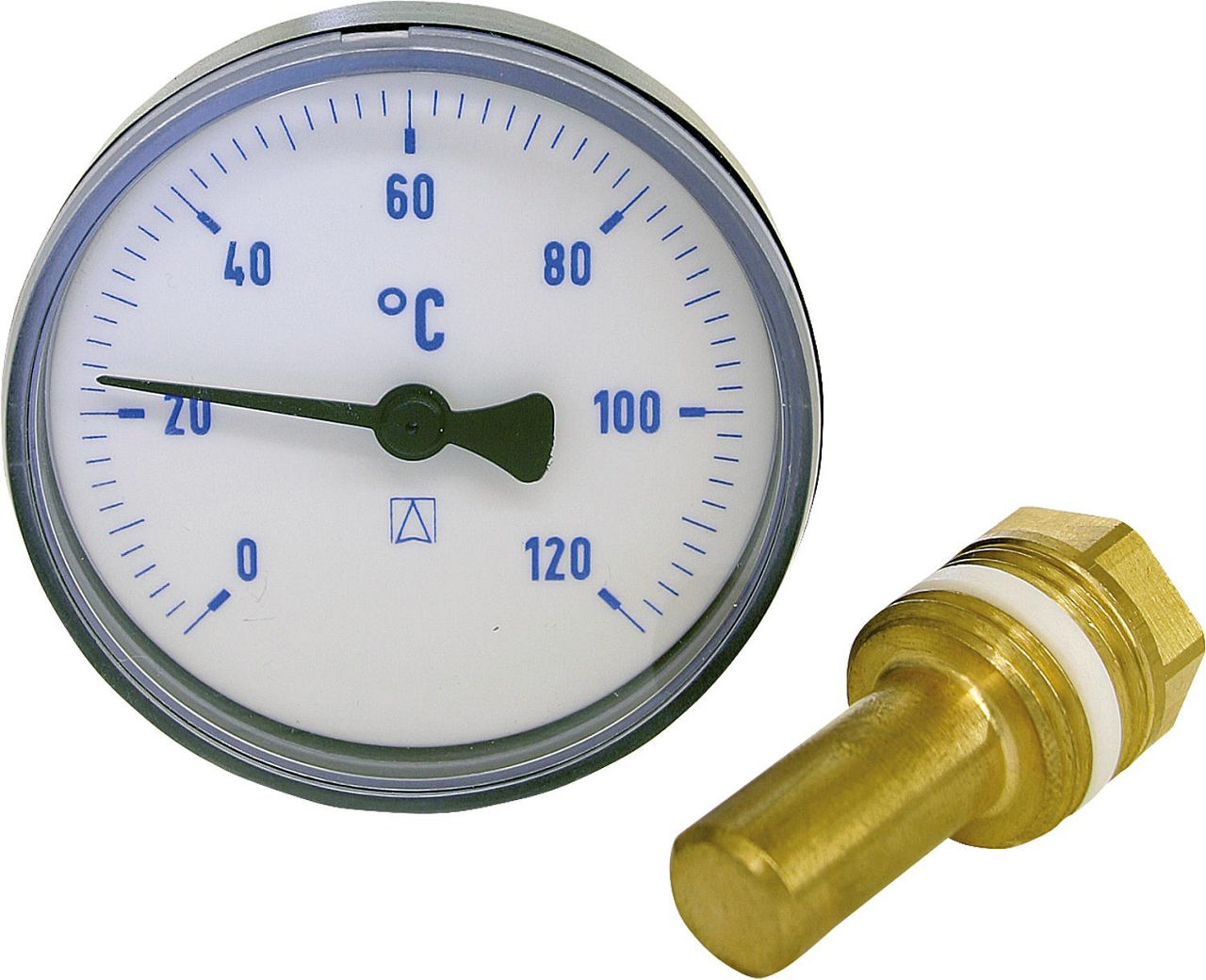 Bimetall-Einschraubthermometer, Industrie, Nenngröße Bimetall-Einschraubthermometer, Industrie, Nenngröße