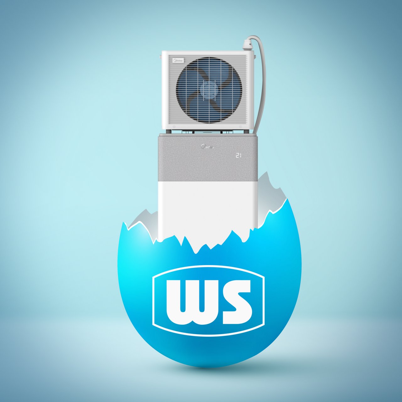 Mobiles Split Klimagerät (R 32) Midea Porta Split