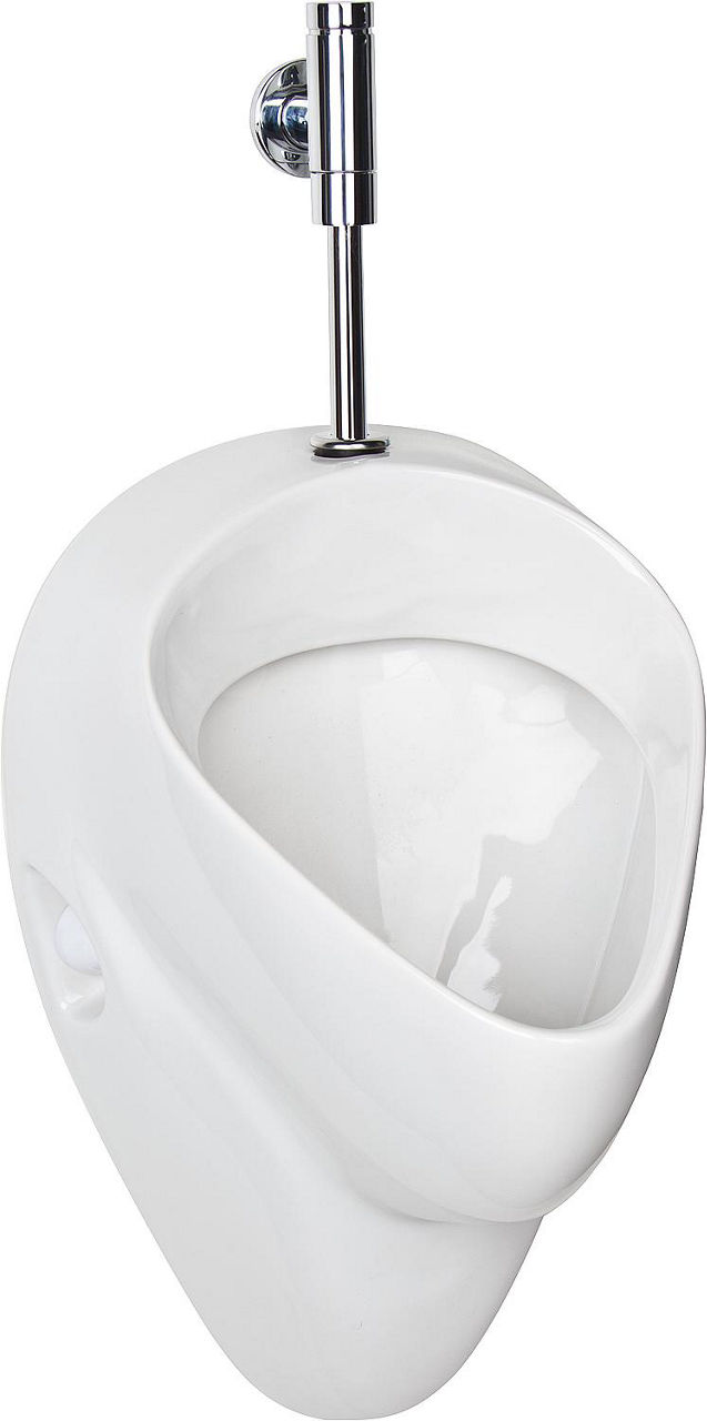 Urinal Mit Zulauf Von Hinten – Weiße Keramik, Modernes Design, 35 X 42 X 30 Cm, Geschlossener Spülrand, Für Wandmontage, Kompakt