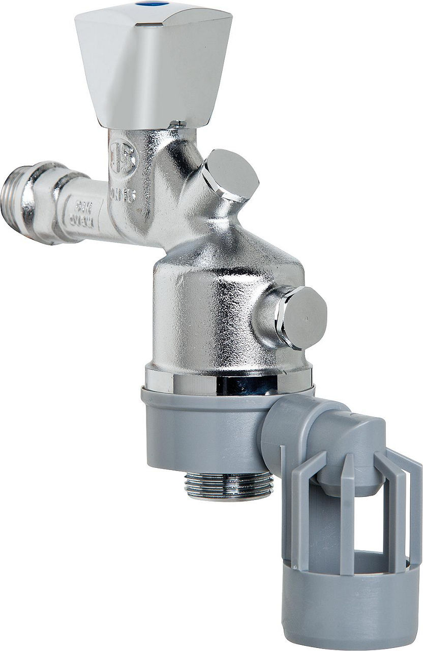 EFFEBI Kugelhahn Tappy Verschluss Mit Vierkantkappe 1/2 Ohne Griff PN40