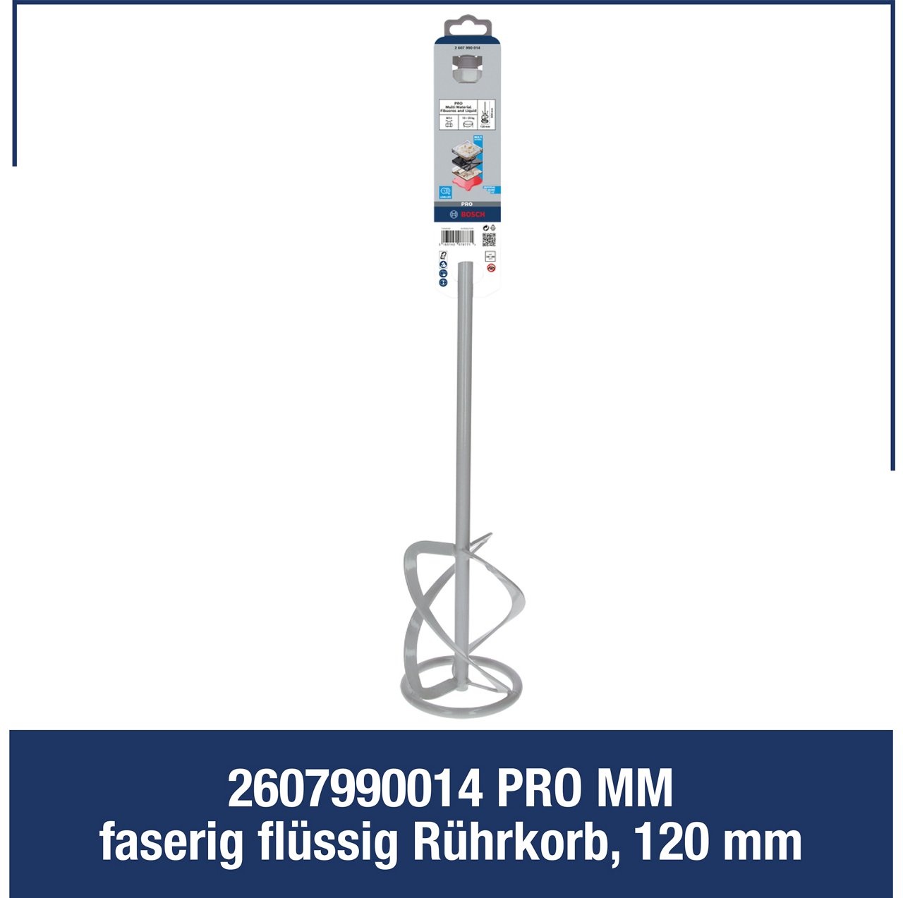 Pro M faserig flüssig Rührkorb, 120 mm