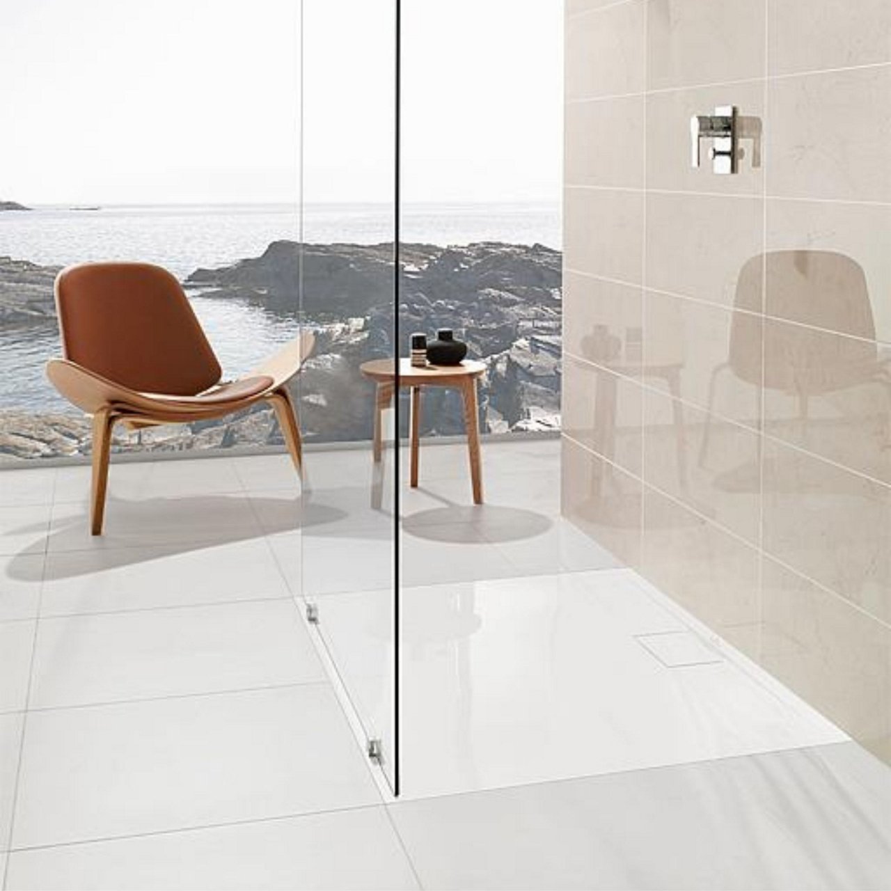 Receveur de douche V&B Architectura MetalRim