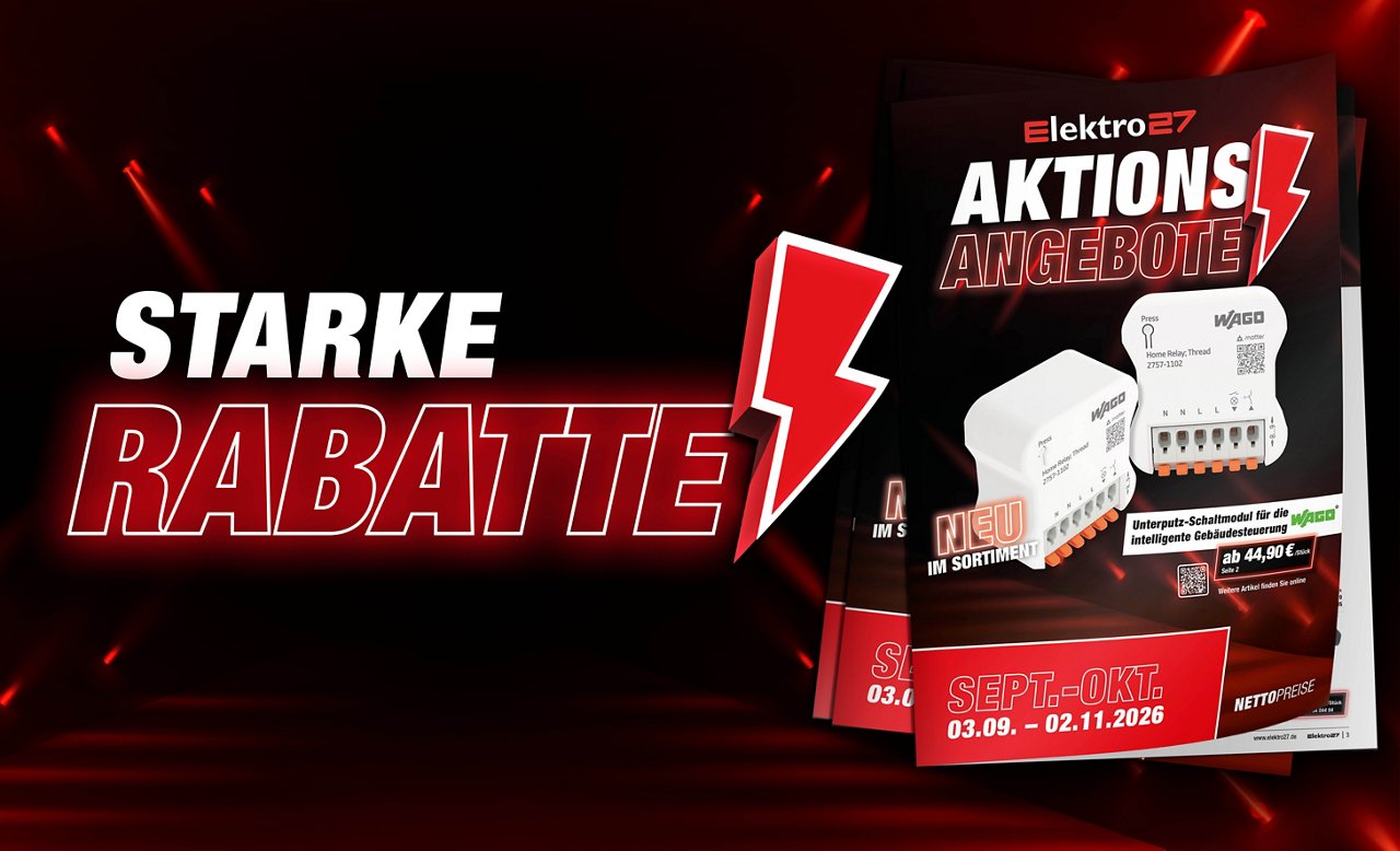 Unser Elektro27-Aktionskatalog, gültig bis 01.10.2026
