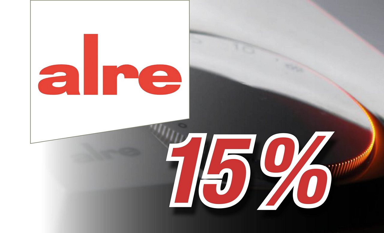 15 % auf unser Alre Sortiment, gültig bis 01.10.2026