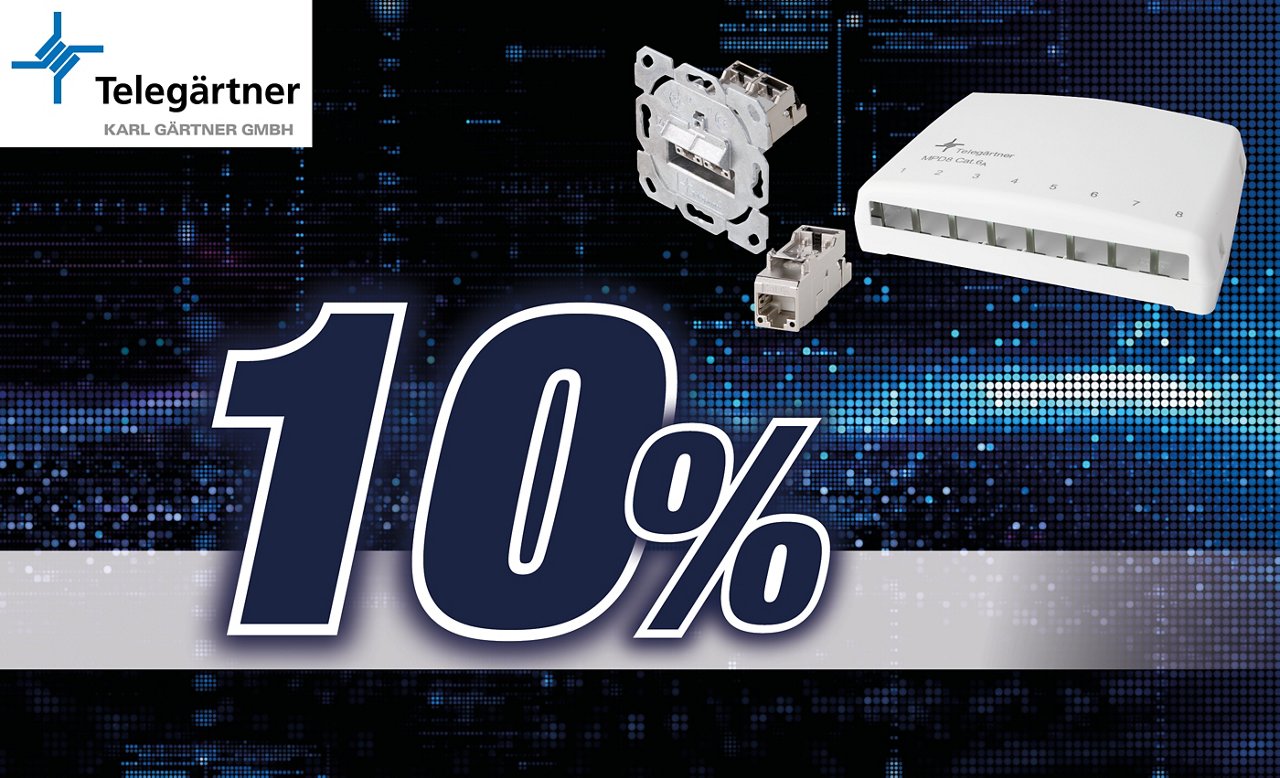 10% auf Telegärtner gültig bis 02.11.2026