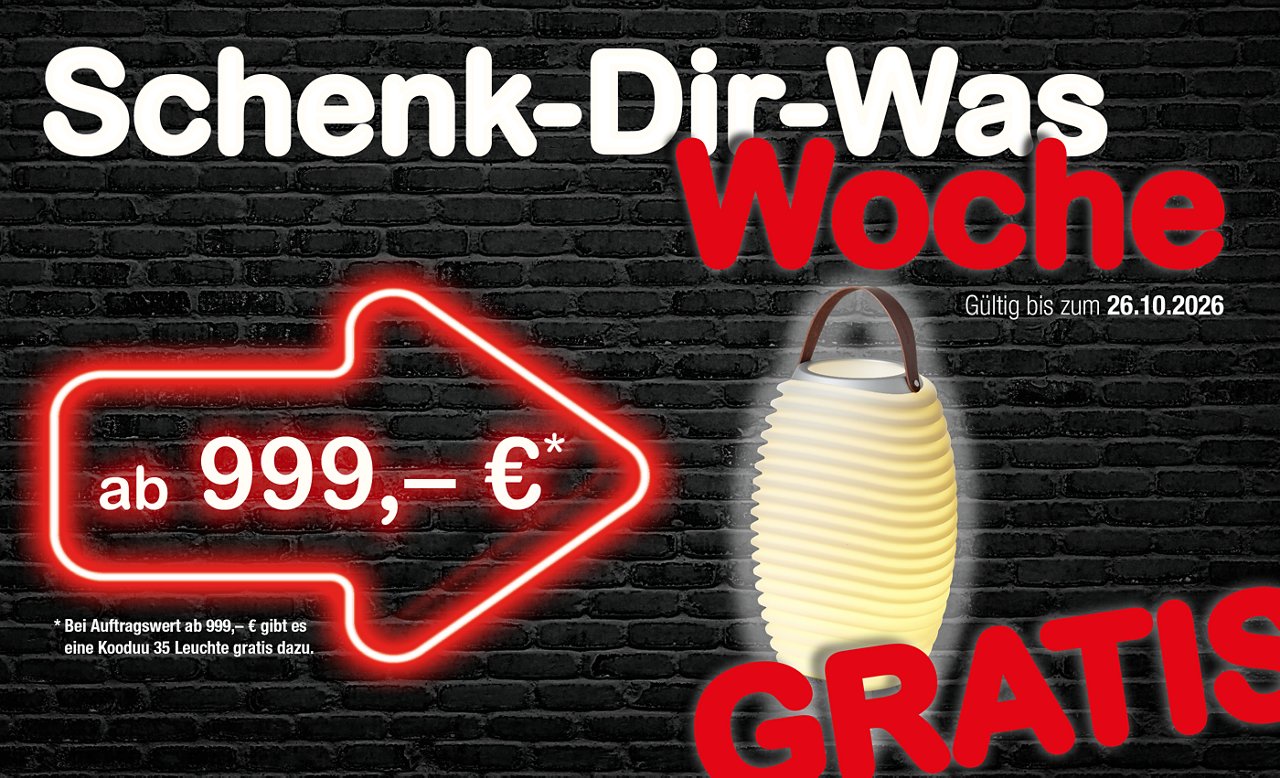 Nur bis 26.10.2026: Gratis Design-LED-Lampe sichern
