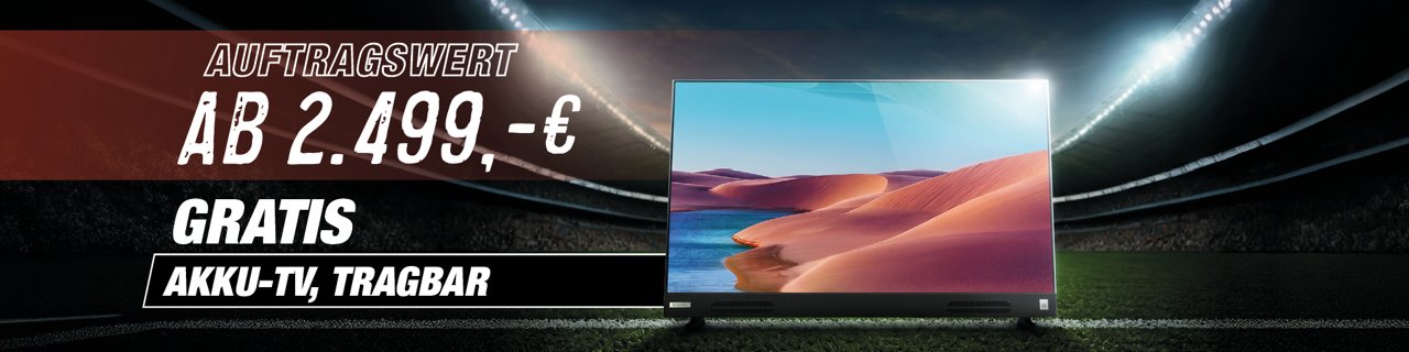 Zugabeaktion Akku-TV
