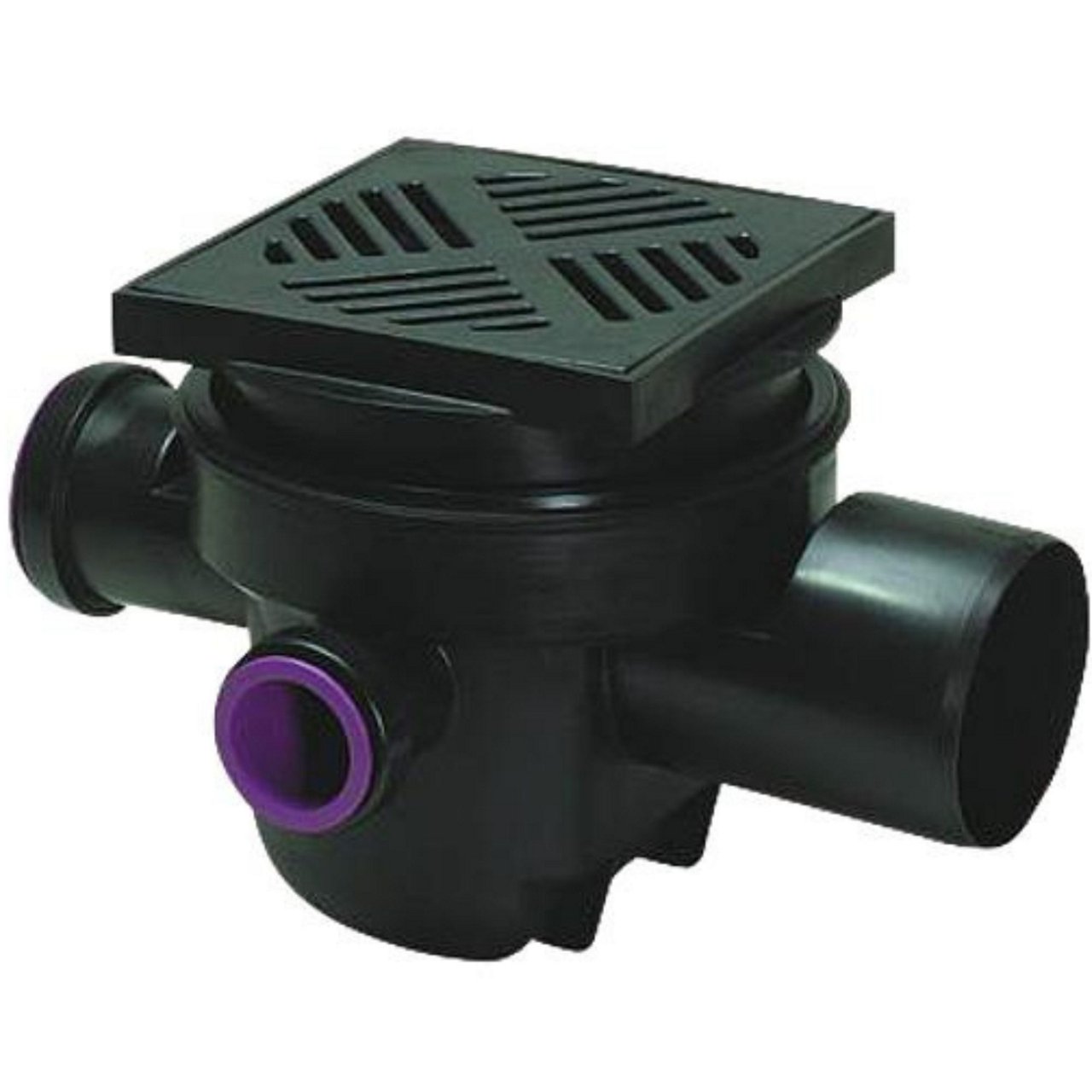 Afvoer van de ketel in de kelder