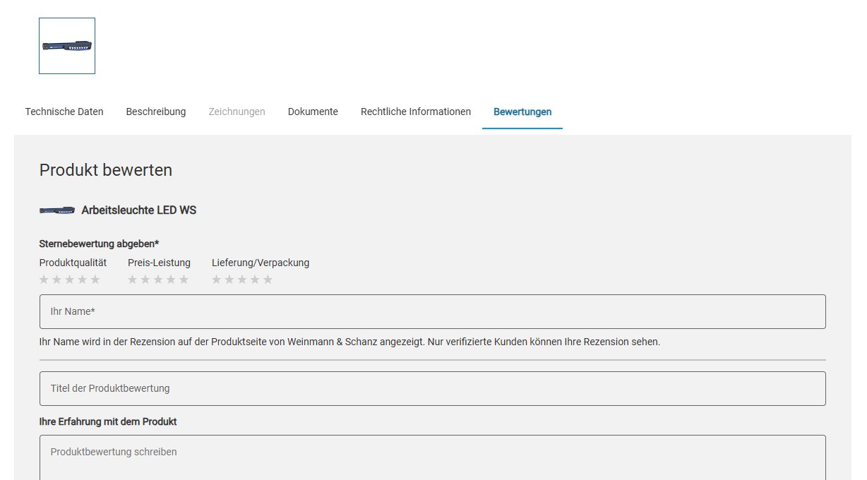 Produktbewertungen