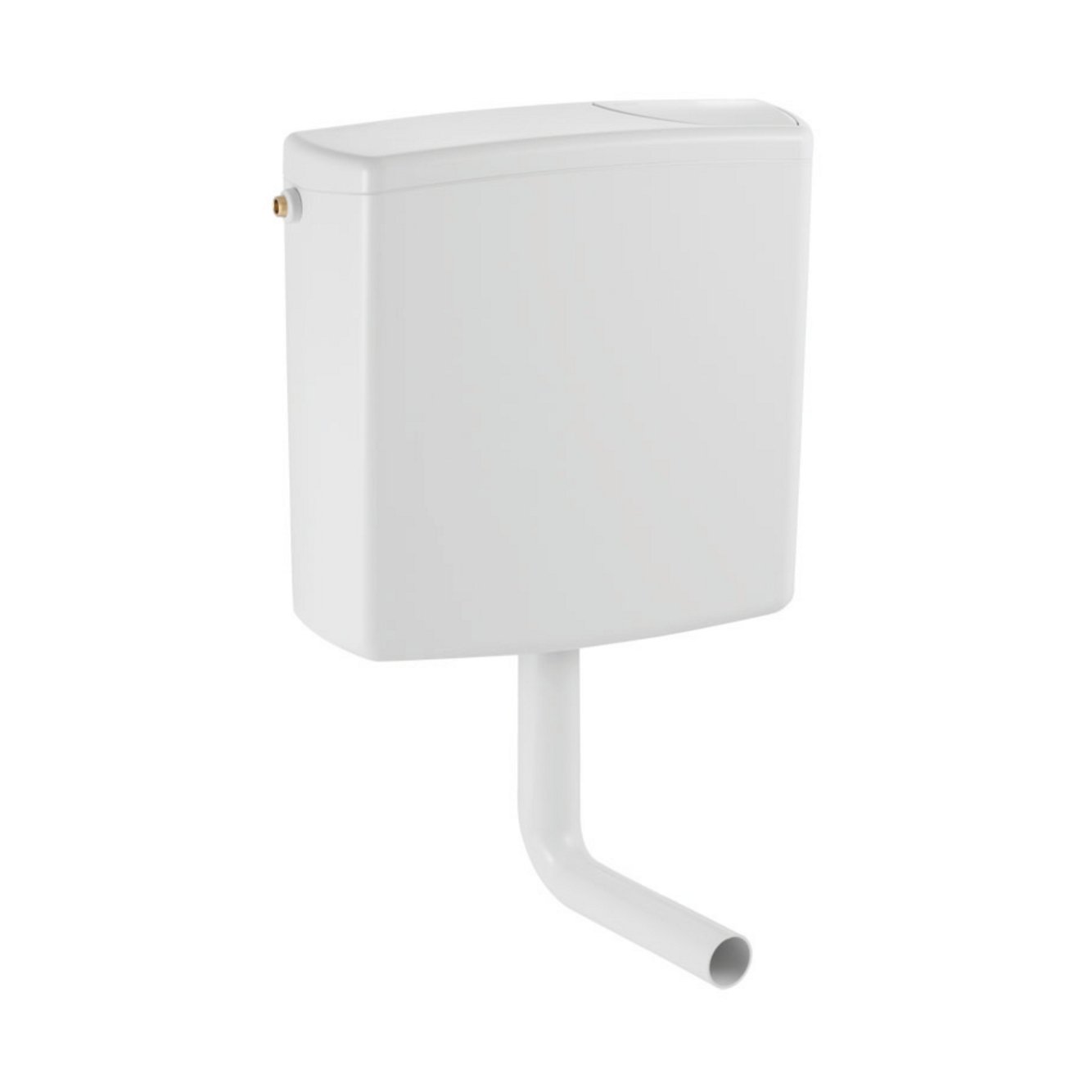 Stortreservoir opbouw Geberit AP 140, start/stop-knop wit