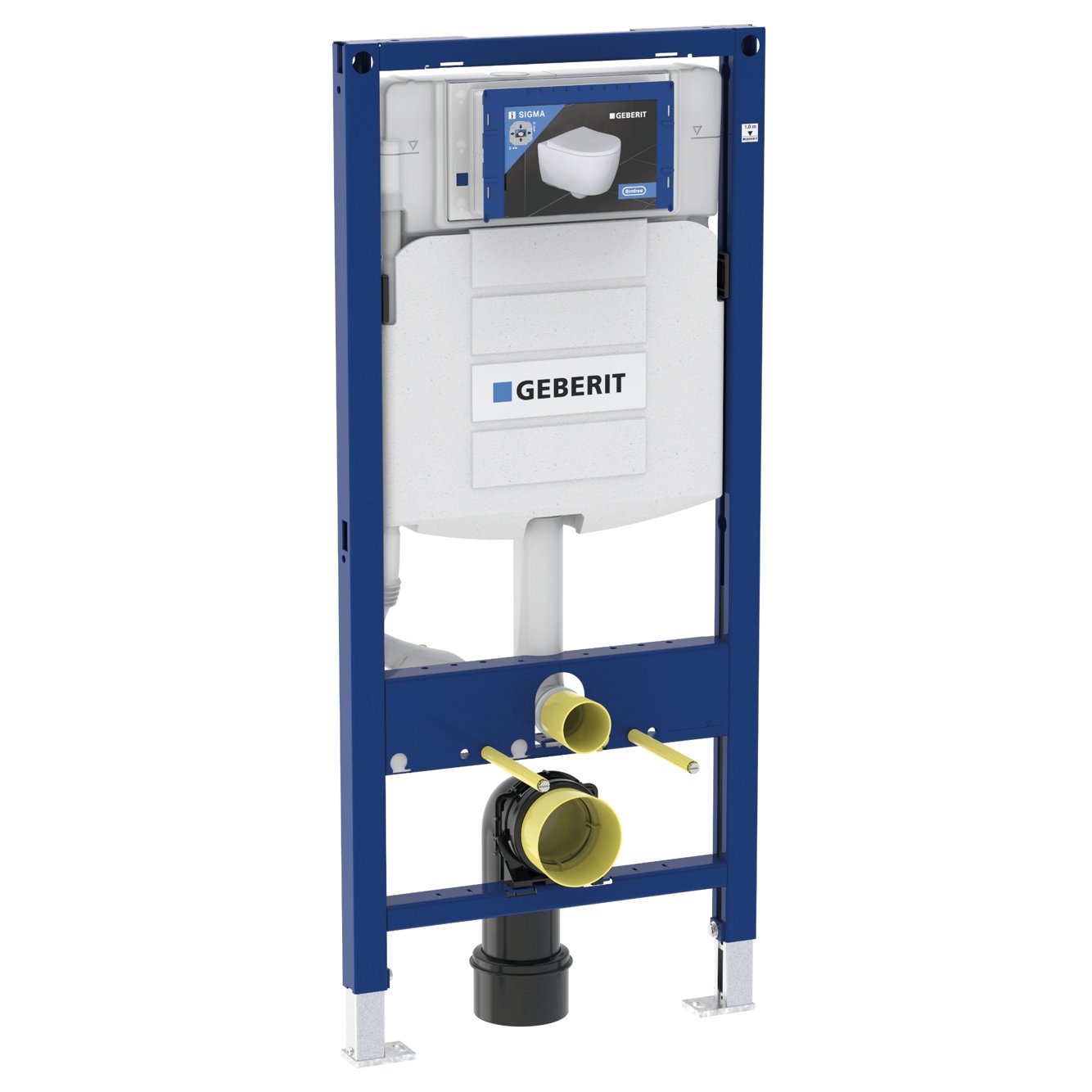 Element Geberit Duofix voor wandcloset, 1120mm, met inbouwreservoir Sigma