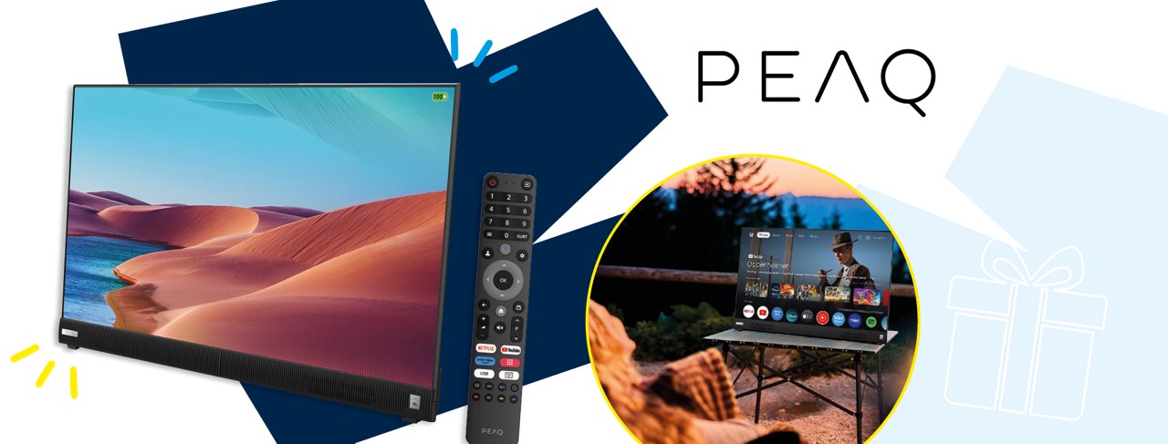 Today only, while supplies last: Free battery-powered TV with orders of €5,000 or more!