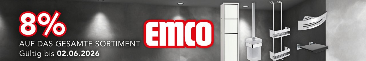 Emco 8% Aktion gültig bis 02.06.2026