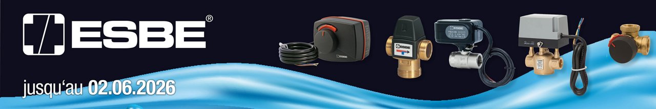 Promotion mensuelle Esbe valable jusqu'au 02.06.2026