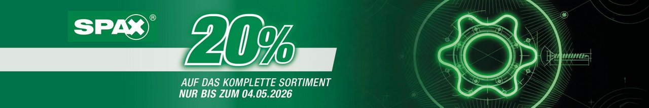 Spax 20% Aktion gültig bis 04.05.2026