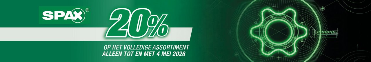 Spax Actie 20% geldig tot 04/05/2026