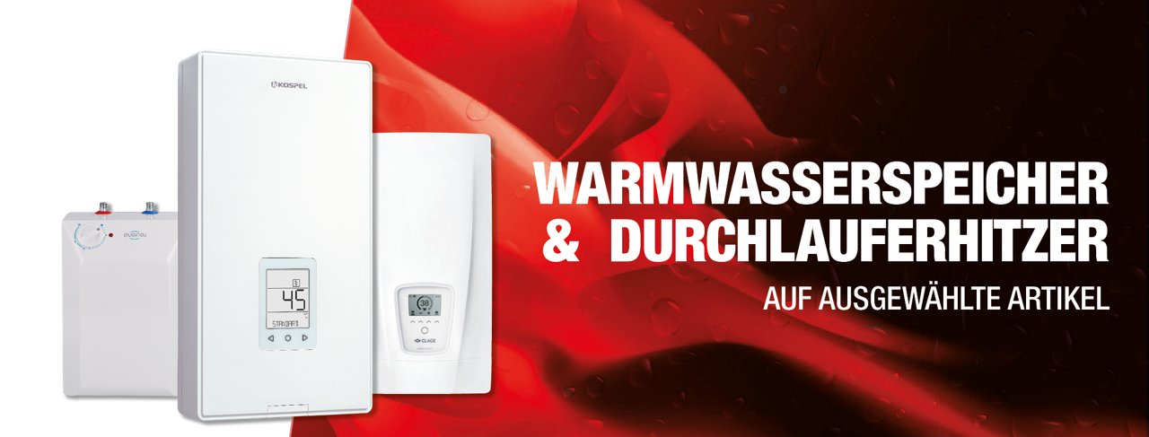 Durchlauferhitzer und Warmwasserspeicher 09 2026