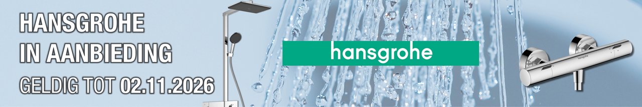 Hansgrohe in actie geldig tot 02/11/2026