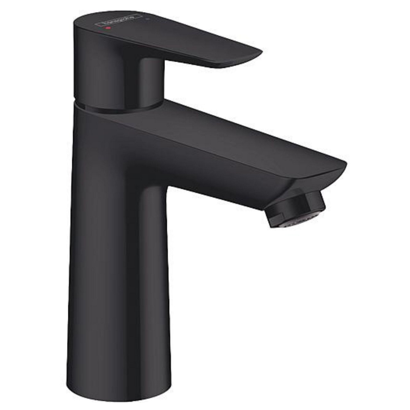 Waschtischmischer Hansgrohe 110 Talis E Ausladung 112 mm schwarz matt