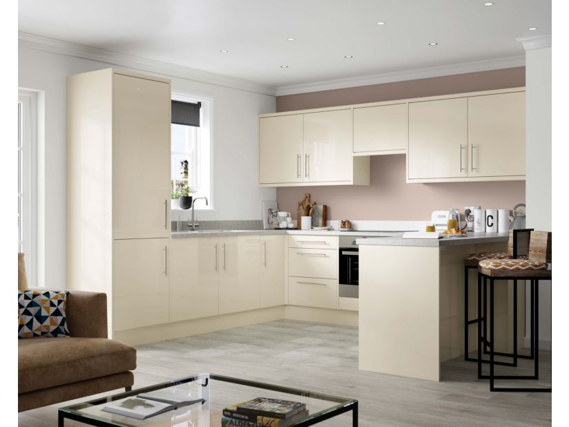 Ready To Fit Matt White Kitchen Dakota Wickes