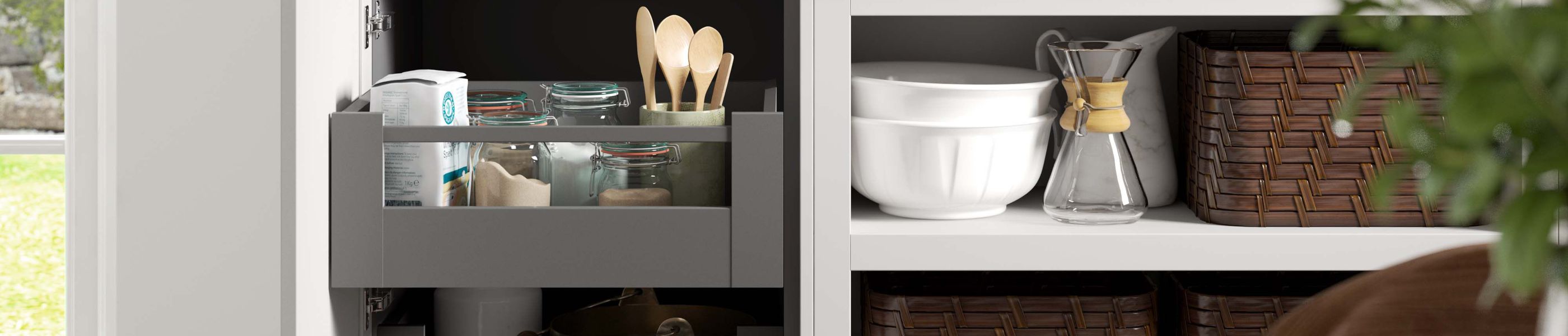 Kitchen storage ideas Cupboard & Drawer storage Wickes.co.uk