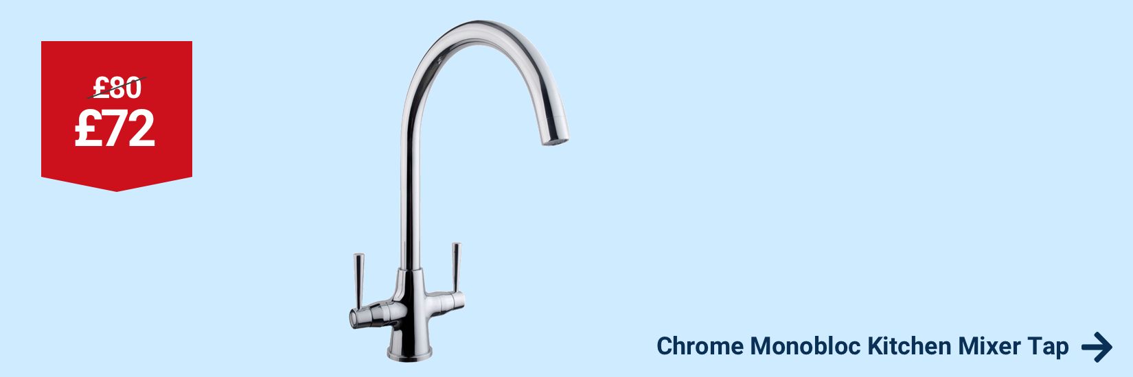 Kitchen Sink Taps Mixer & Pullout Taps Wickes