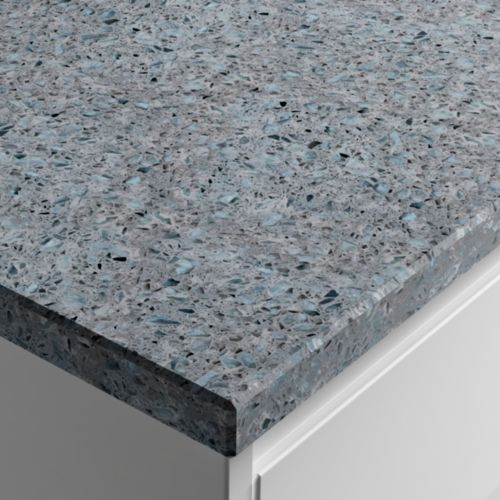 Recycled Glass Worktops, Crushed Glass Countertops Diy