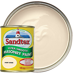 Sandtex Ultra Smooth Masonry Paint - Ivory Stone 150ml