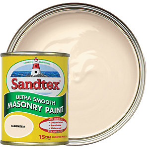 Sandtex Ultra Smooth Masonry Paint - Magnolia 150ml