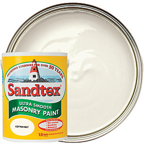 Sandtex Ultra Smooth Masonry Paint - Cotton Belt 5L