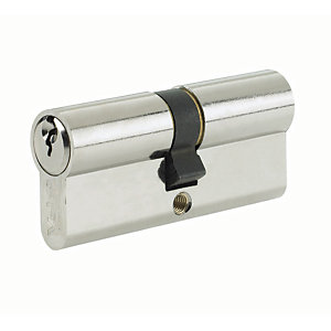 Yale P-ED-3040-SNP Euro Profile Cylinder Lock - Nickel 30 x 10 x 40mm