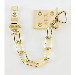 Image of Yale Locks WS6 Security Door Chain - Electro Brass Finish