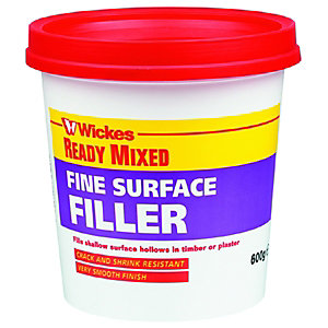 Wickes Fine Surface Ready Mixed Filler - 600g