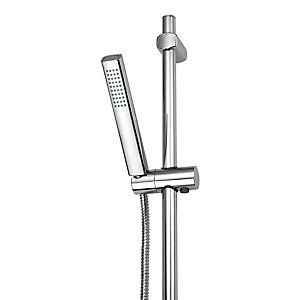 Bristan Square Chrome Shower Kit with Single Function Handset