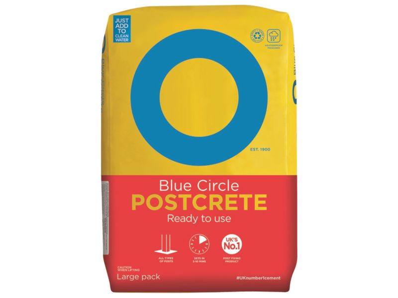 Blue Circle Ready To Use Postcrete - 20Kg | Wickes.co.uk