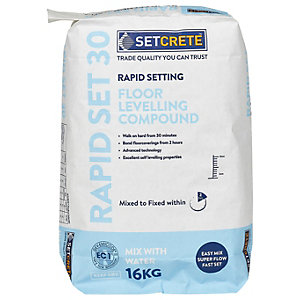 Setcrete Rapid Setting Floor Levelling Compound - 16kg