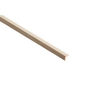 Wickes Pine Reed Angle Moulding - 27mm x 27mm x 2.4m