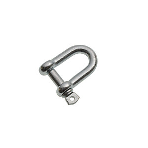 Wickes Bright Zinc Plated Dee Shackle 6mm Pack 2
