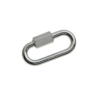 Image of Wickes Bright Zinc Plated Quick Repair Link 6mm Pack 2