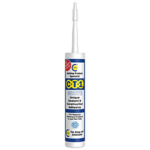 Ct1 Sealant And Construction Adhesive White 290ml