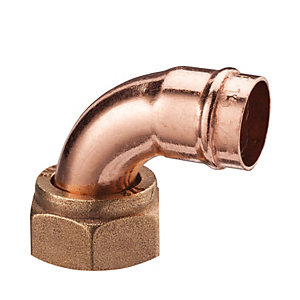 Primaflow Copper Solder Ring Bent Tap Connector - 1/2in X 15mm
