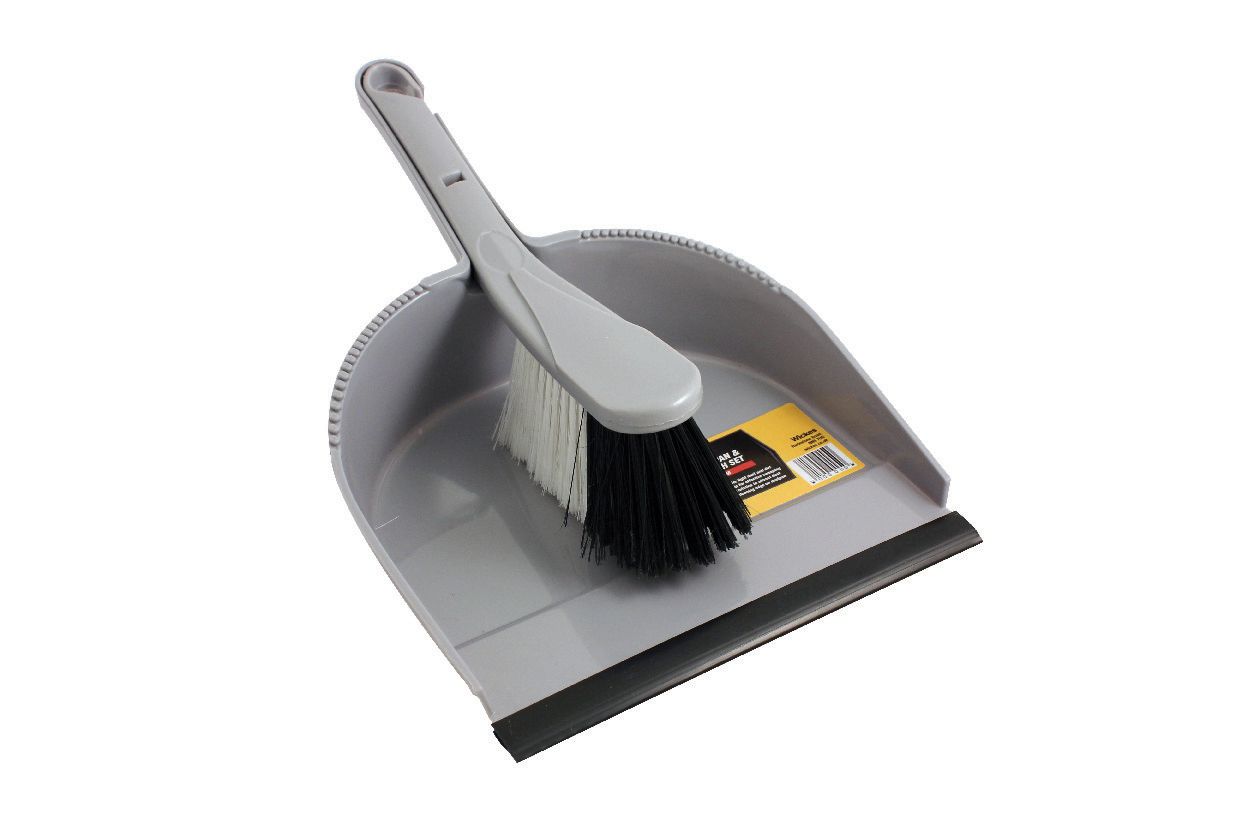 Image of Wickes All Purpose Medium Dustpan & Brush Set