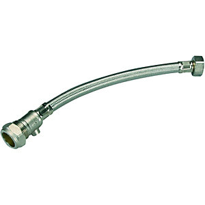 Primaflow Flexible Tap Connector With Isolating Valve - 22 X 19 X 300mm