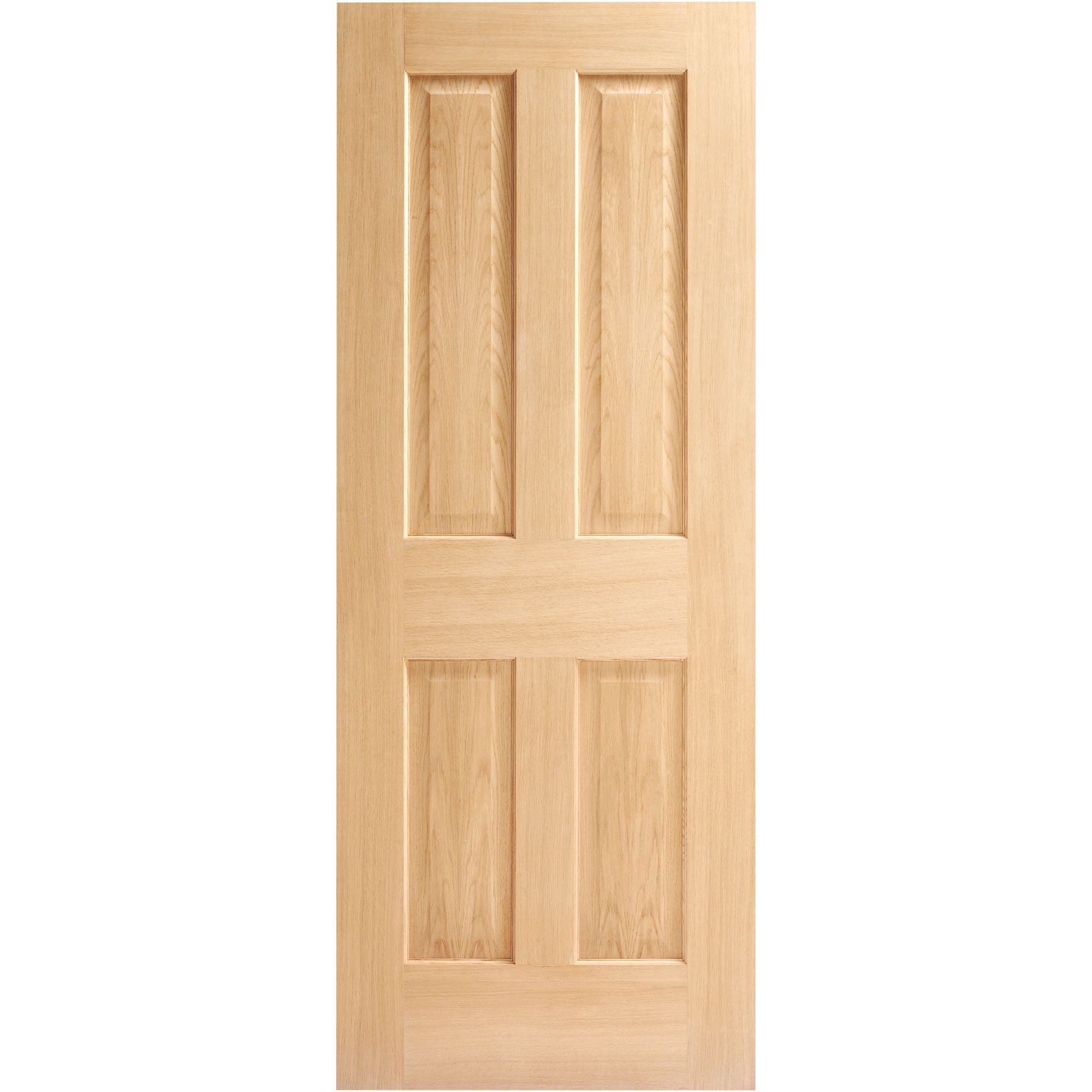 Wickes Cobham Oak Veneer 4 Panel Internal Door - 1981 x 762mm